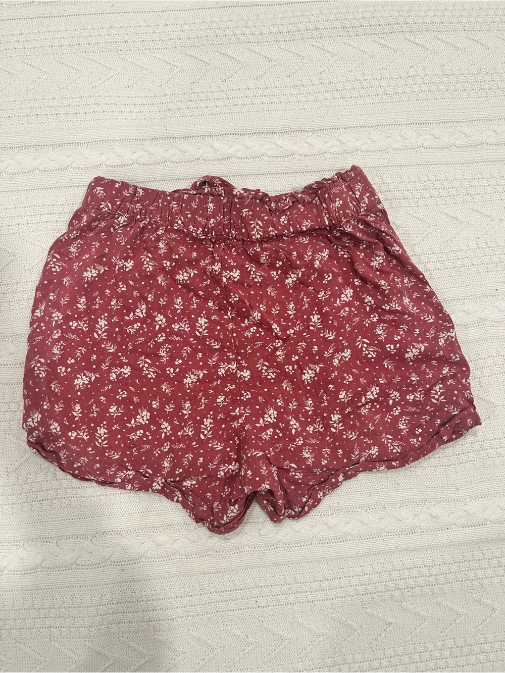 SO Super High Rise Soft Shortie Floral Print Shorts - Small Juniors - Picture 2 of 9